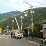 Instalan 120 lámparas LED en la población de Lobatera en Táchira