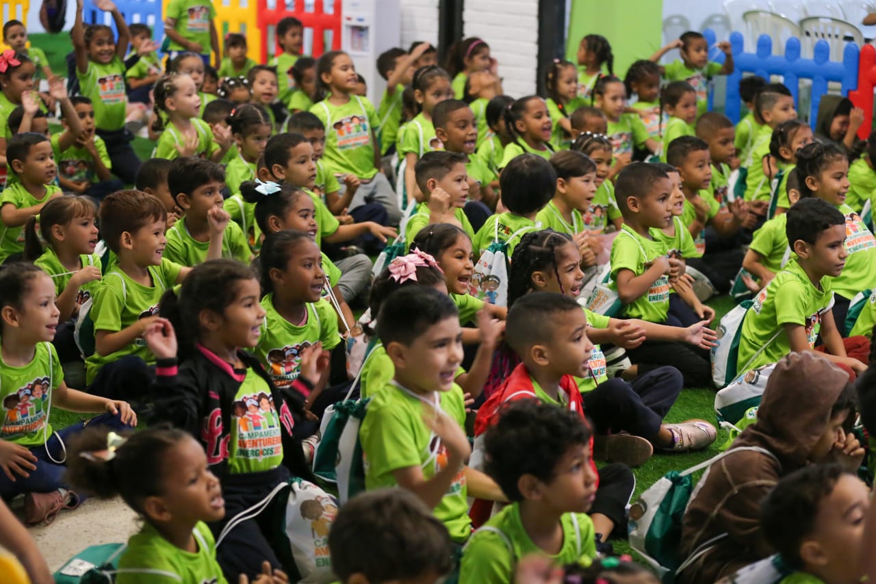 Más de 2 mil niños y niñas disfrutaron del Plan Vacacional “Campamento Aventureros Enérgicos 2023”