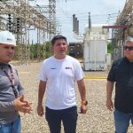 Inspeccionan avances de infraestructuras eléctricas en el occidente del país