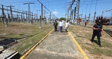 Ministro Márquez inspecciona avances operativos de instalaciones eléctricas en Anzoátegui