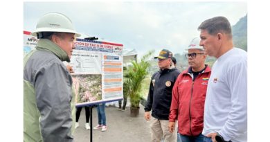 VSOPS inspecciona obras de mitigación de riesgos en municipios tachirenses