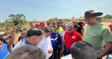 Inspeccionan obras de mitigación de riesgos en Ciudad de Nutrias