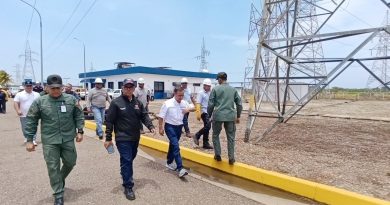 Ministro Alcalá inspeccionó subestaciones del SEN en el estado Zulia