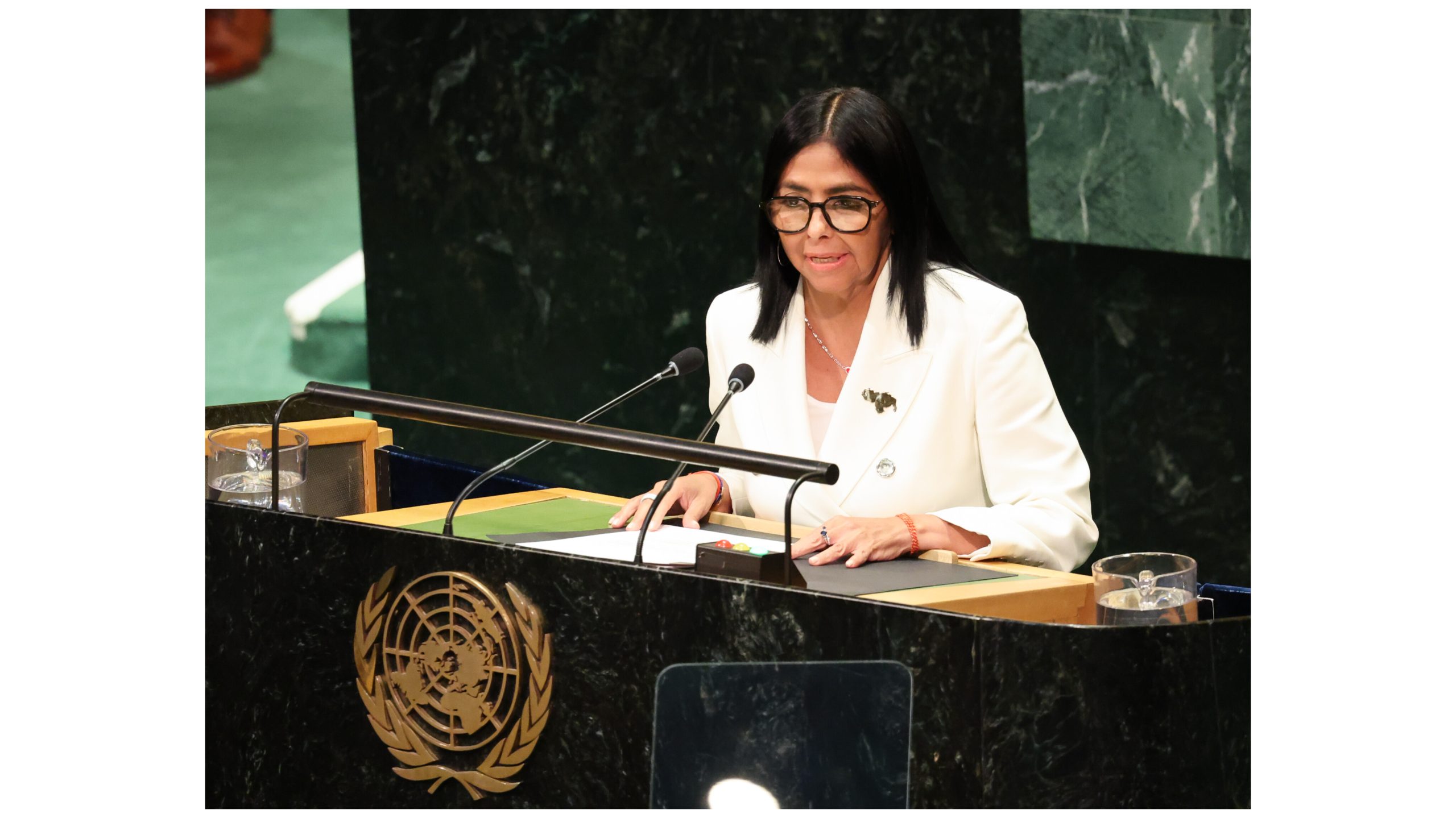 Presidenta Delcy Rodríguez participa en la 81.º Asamblea General de la ONU